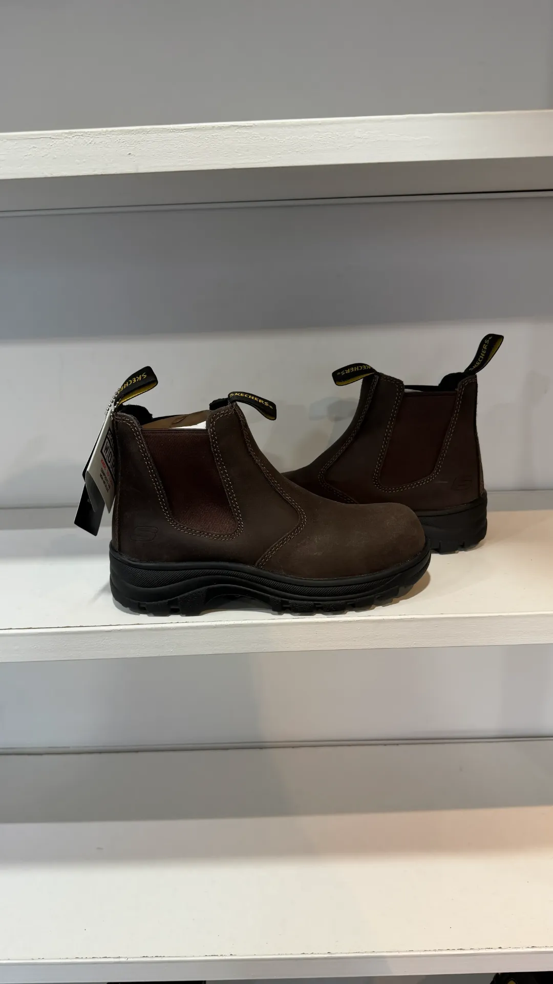 Skechers WORKSHIRE-JANNIT BROWN