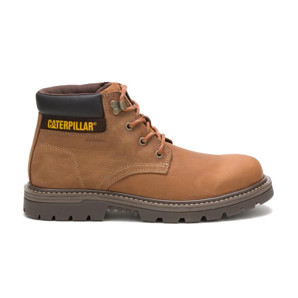 [Work Zone] Caterpillar Outbase Waterproof - Leather Brown (6 M)