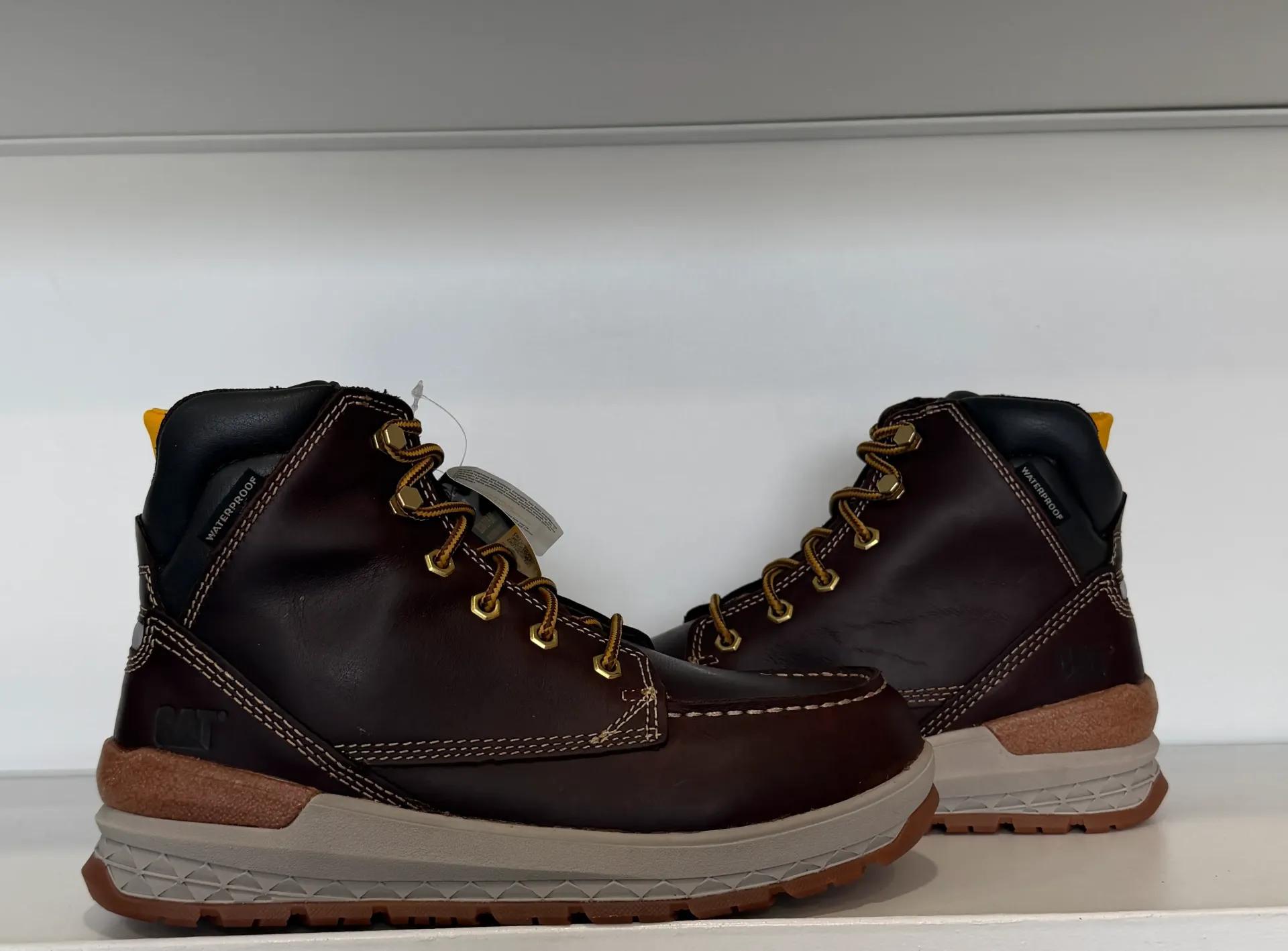 [W231101] Caterpillar Soft Toe BROWN (7.5 M)
