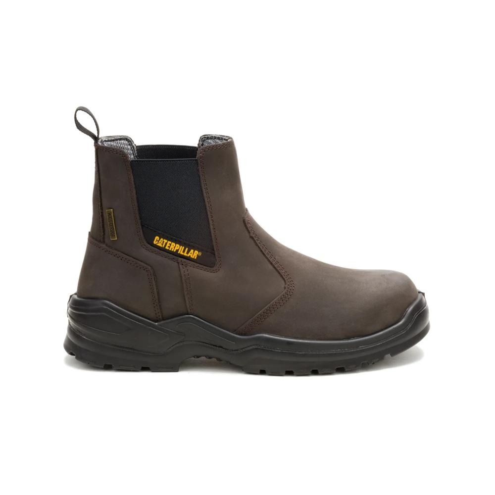 Caterpillar Striver Chelsea Steel Toe Waterproof - Brown
