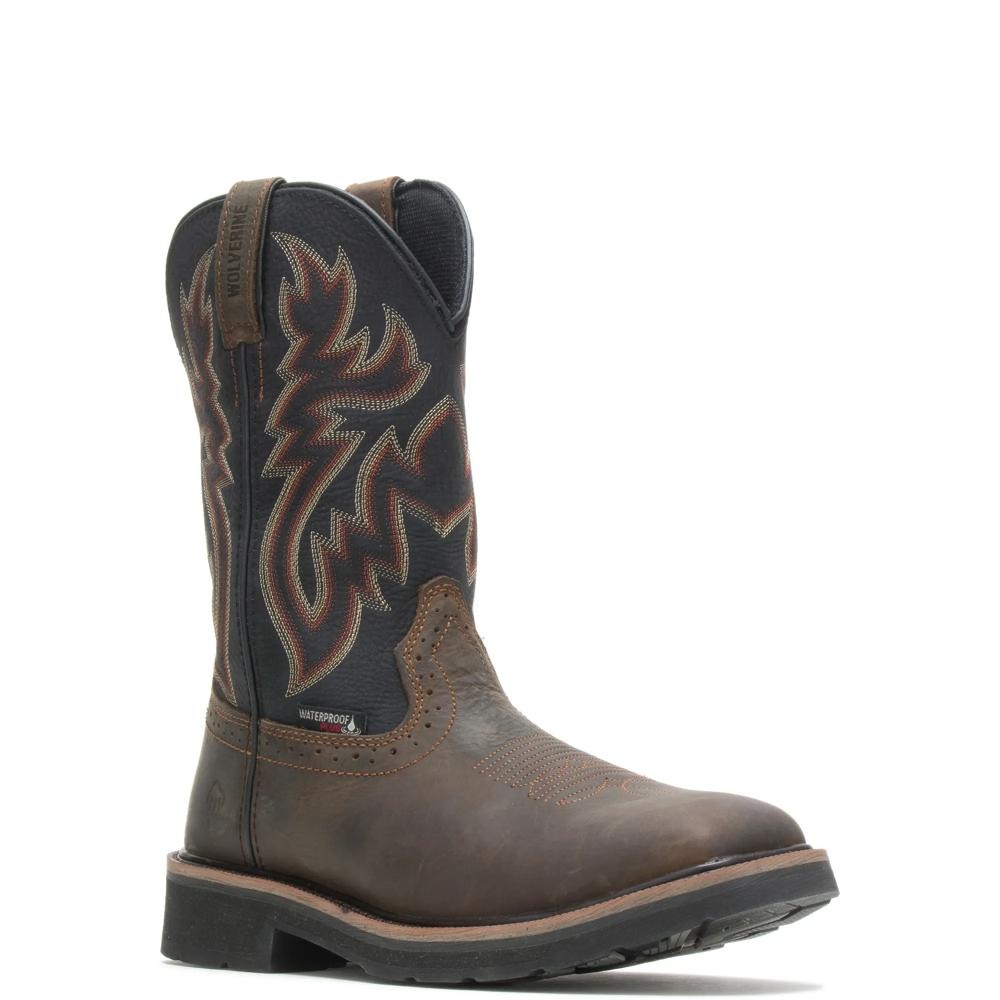 Wolverine Rancher Waterproof - Black/Brown
