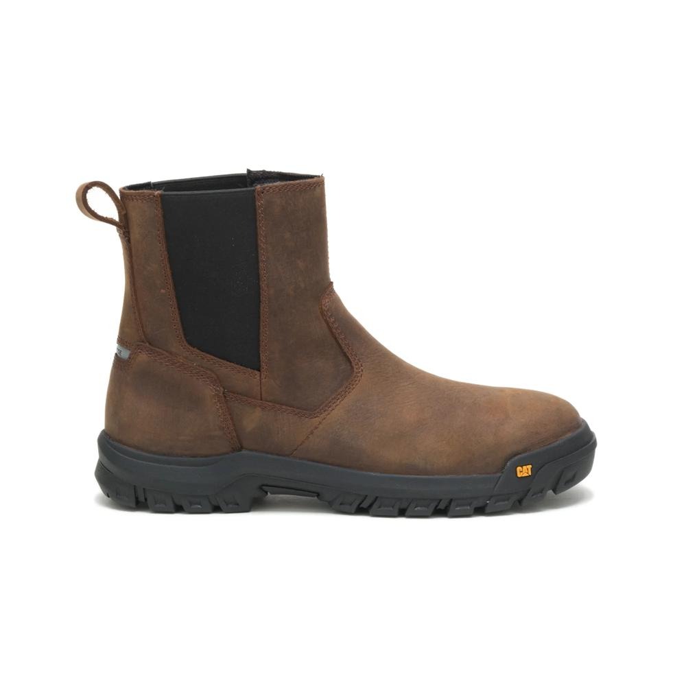 Caterpillar Wheelbase Steel Toe - Clay
