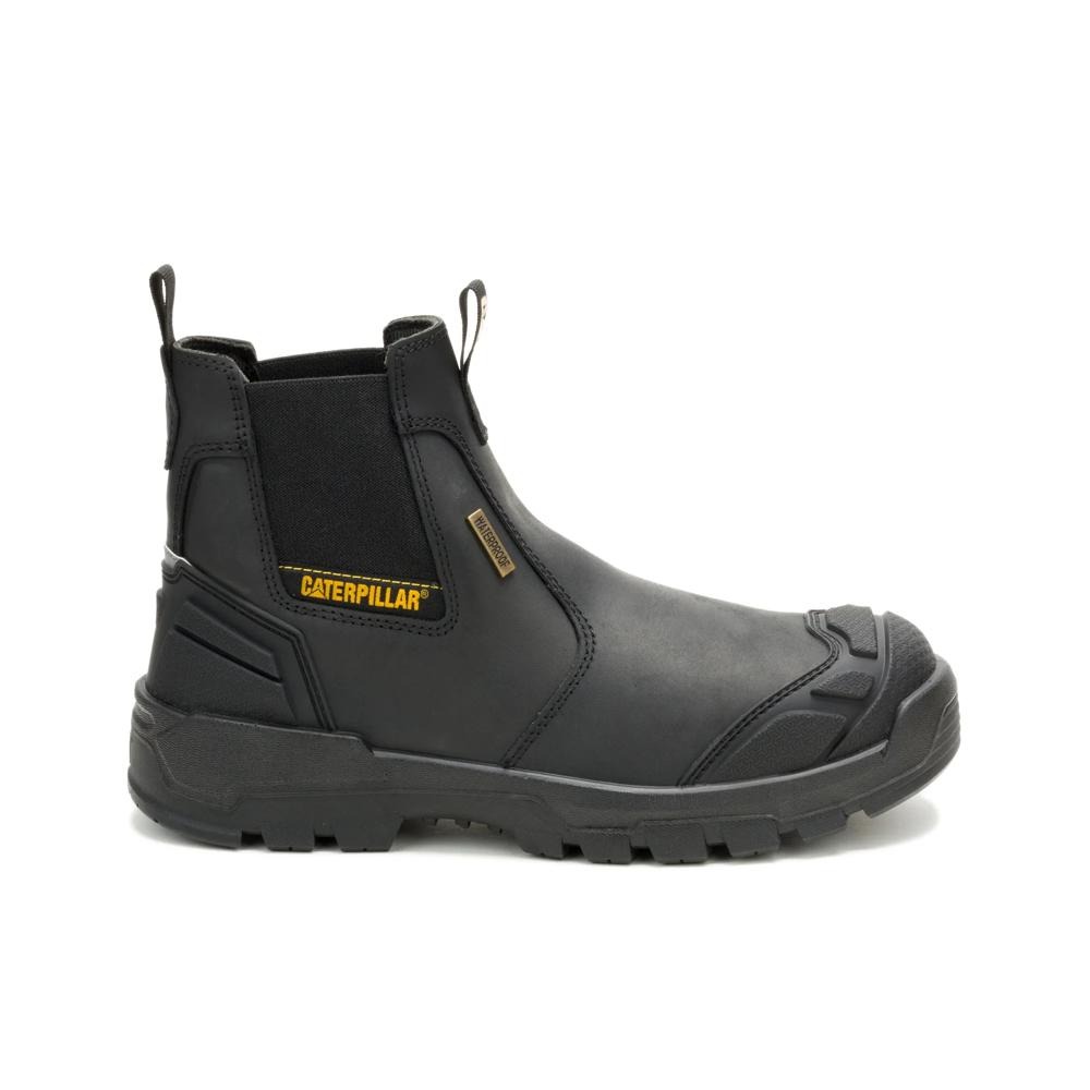 Caterpillar Striver XL Chelsea Steel Toe Waterproof - Black