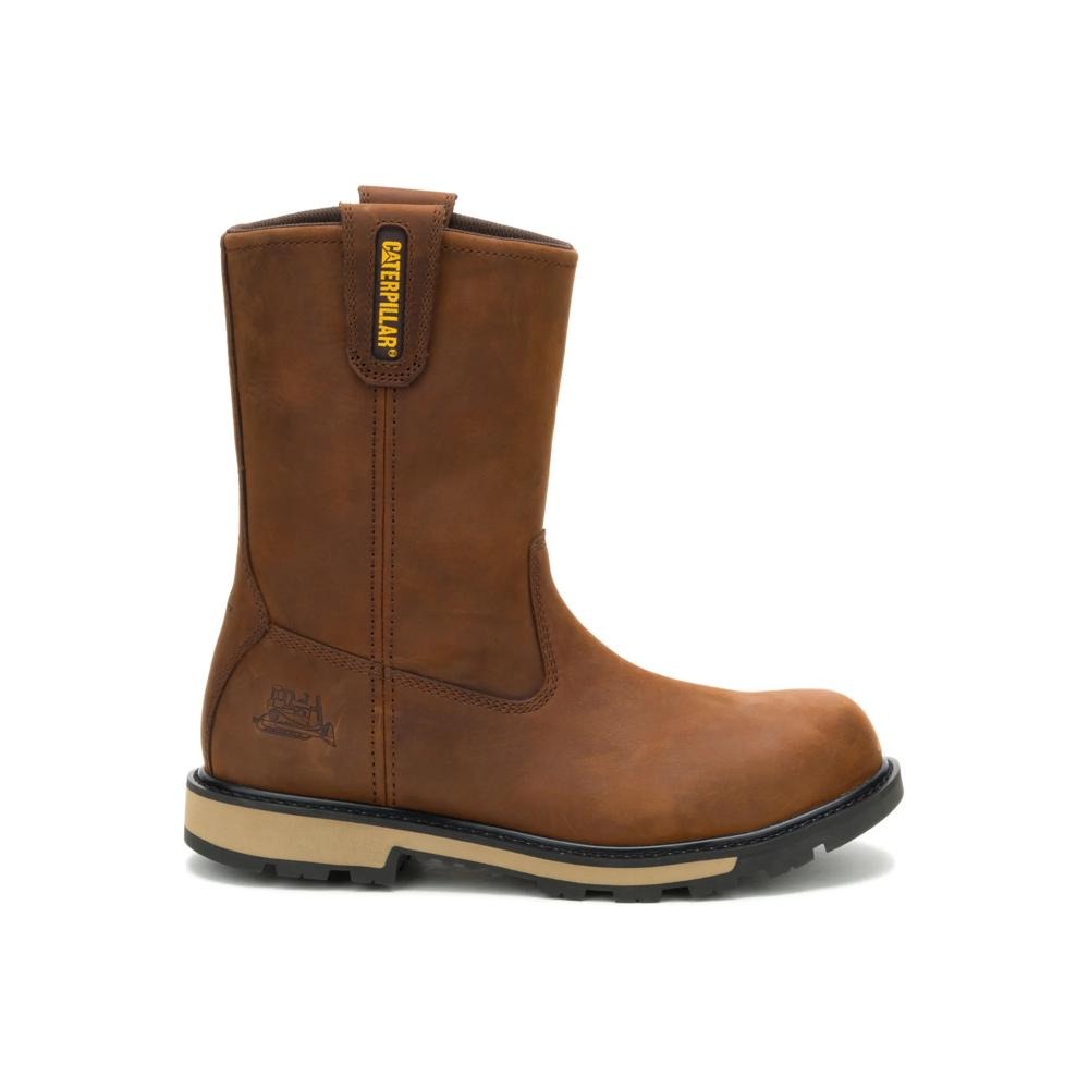 Caterpillar 247 10" Welly - Dark Brown (P91887)