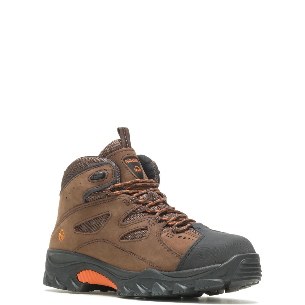 Wolverine Hudson Steel Toe Electrical Hazard - Dark Brown/Black