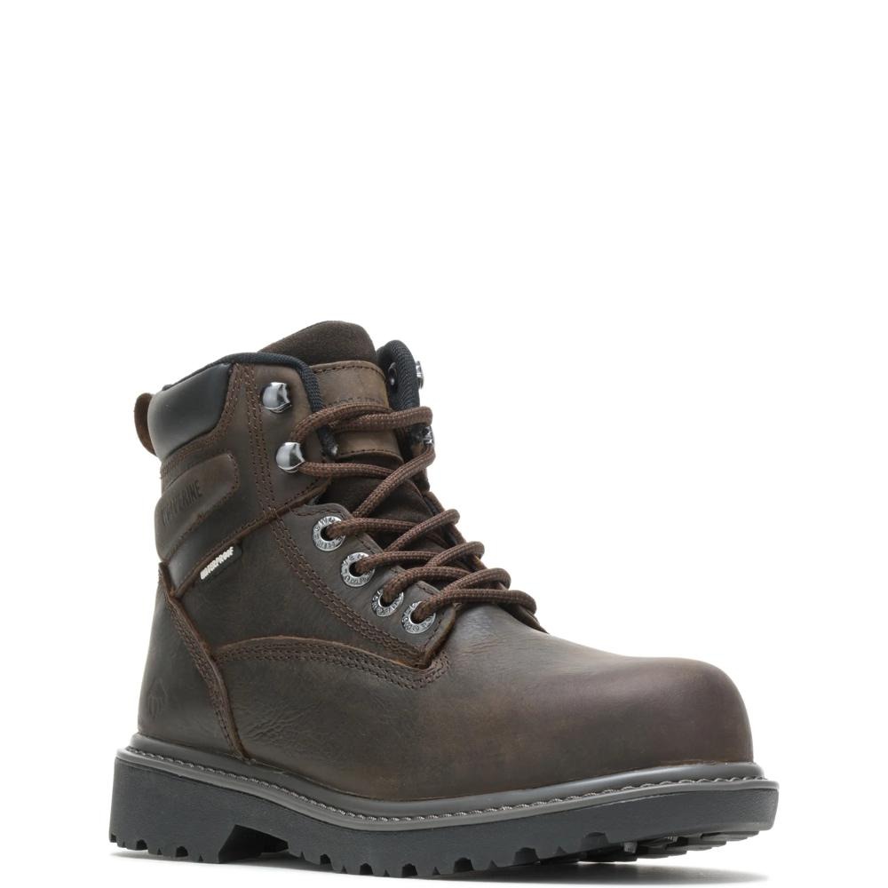 Wolverine Floorhand Steel Toe Waterproof - Dark Brown