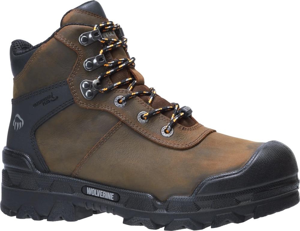 Wolverine Warrior 6" Met Guard Waterproof - Dark Coffee