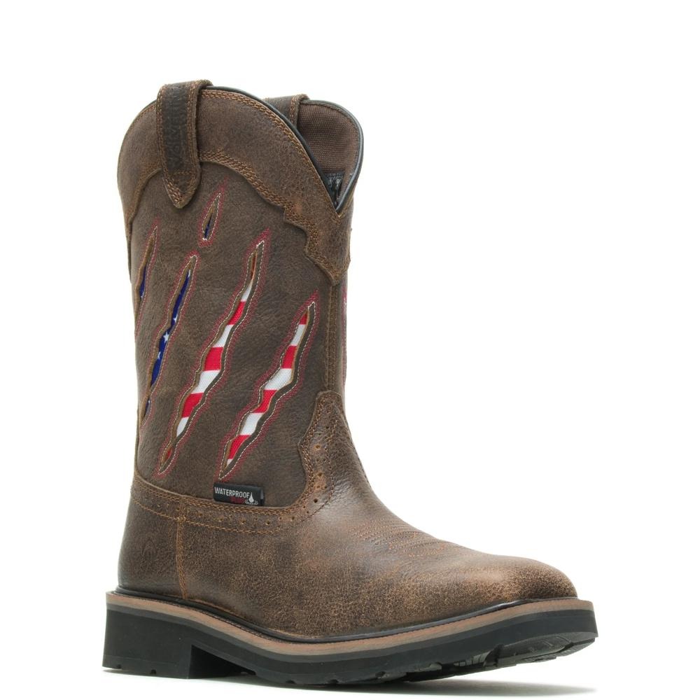 Wolverine Rancher Claw Steel Toe - Flag/Brown