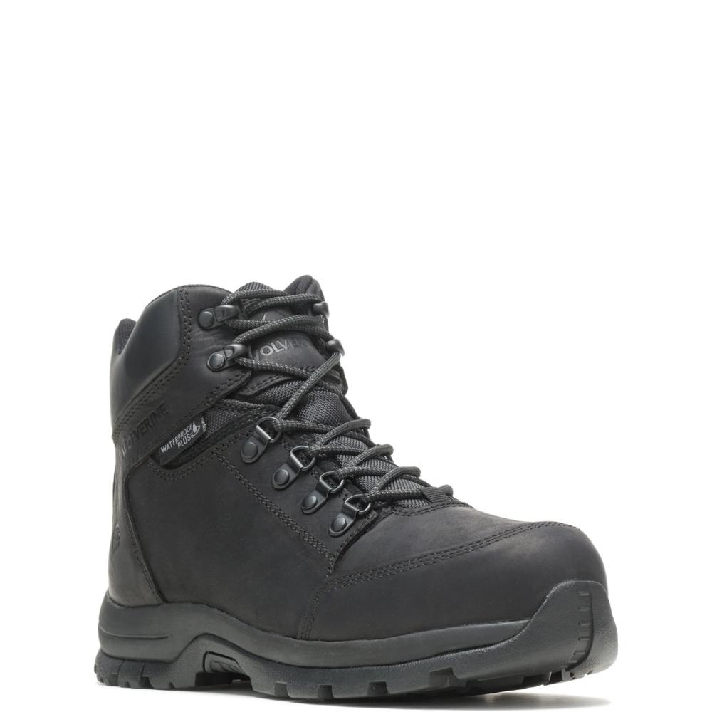 Wolverine Grayson Mid Steel Toe - Black