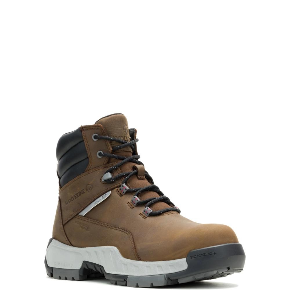 Wolverine Tarmac II DuraShocks - Brown